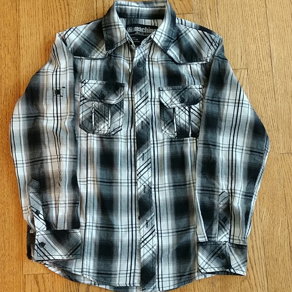 ❤️5 for$18❤️ Machine push the limit boys long sleeve shirt - Picture 1 of 4